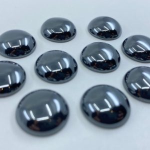 Shop Hematite Cabochons! Hematite Cabochon Round Gemstones in Assorted Sizes from 2mm to 20mm for Jewellery Making | Natural genuine stones & crystals in various shapes & sizes. Buy raw cut, tumbled, or polished gemstones for making jewelry or crystal healing energy vibration raising reiki stones. #crystals #gemstones #crystalhealing #crystalsandgemstones #energyhealing #affiliate #ad