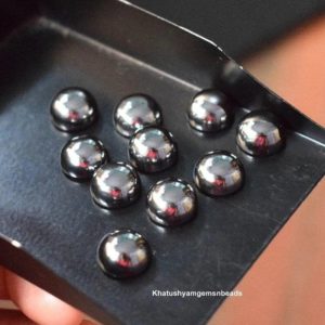 Shop Hematite Cabochons! Natural Hematite Round Flat Back Cabochon Flat Back Loose Gemstone 2,3,4,5,6,7,8,9,10,11,12,13,14,15,16,17,18,20,21,22,23,25,30,40,50 MM | Natural genuine stones & crystals in various shapes & sizes. Buy raw cut, tumbled, or polished gemstones for making jewelry or crystal healing energy vibration raising reiki stones. #crystals #gemstones #crystalhealing #crystalsandgemstones #energyhealing #affiliate #ad