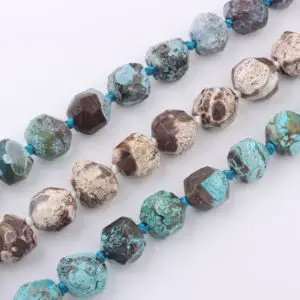 Shop Ocean Jasper Beads! Natural Ocean Agate Stones Drilled Cut Chunky Spacer Beads strand, Ocean Agate Faceted Nugget Loose Beads Charms DIY Jewelry | Natural genuine beads Ocean Jasper beads for beading and jewelry making.  #jewelry #beads #beadedjewelry #diyjewelry #jewelrymaking #beadstore #beading #affiliate #ad