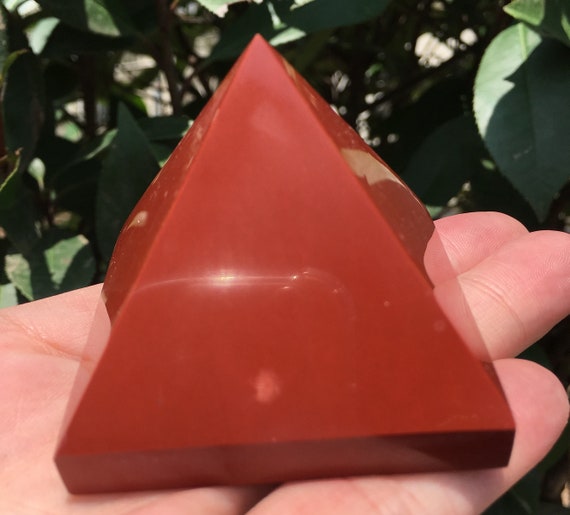 Natural Red Jasper Crystal Pyramid/red Jasper Point/red Jasper Stone/gemstone Point/chakra Stone/red Jasper Crysta/chakra Healing