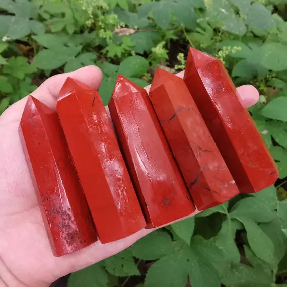 70mm+ Natural Red Jasper Obelisk,quartz Point,crystal Wand Point,crystal Tower,reiki Heal,energy Crystal,drystal Chakra,crystal Gifts