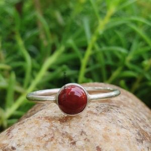 Shop Red Jasper Rings! Natural Red Jasper Ring – Tiger Eye Ring – Carnelian Ring – Rainbow Moonstone Ring – Ethiopian Opal Ring – Handmade – Ring – Gifts For Her | Natural genuine Red Jasper rings, simple unique handcrafted gemstone rings. #rings #jewelry #shopping #gift #handmade #fashion #style #affiliate #ad