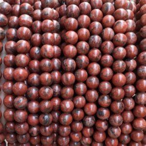 Shop Red Jasper Round Beads! Natural Red Seasame Jasper Smooth And Round Beads,4mm 6mm 8mm 10mm 12mm Red Jasper Beads Wholesale Supply,one strand 15" | Natural genuine round Red Jasper beads for beading and jewelry making.  #jewelry #beads #beadedjewelry #diyjewelry #jewelrymaking #beadstore #beading #affiliate #ad