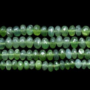 Shop Serpentine Rondelle Beads! Natural Serpentine Faceted Rondelle 8mm To 8.5mm Rondelle Shape Beads Strand,Serpentine Gemstone Beads 6" Strand,Serpentine Faceted Strands | Natural genuine rondelle Serpentine beads for beading and jewelry making.  #jewelry #beads #beadedjewelry #diyjewelry #jewelrymaking #beadstore #beading #affiliate #ad