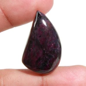 Shop Sugilite Stones & Crystals! Natural Sugilite cabochon fancy shape 29.6X18.4X6.3 MM gemstone for jewellery | Natural genuine stones & crystals in various shapes & sizes. Buy raw cut, tumbled, or polished gemstones for making jewelry or crystal healing energy vibration raising reiki stones. #crystals #gemstones #crystalhealing #crystalsandgemstones #energyhealing #affiliate #ad