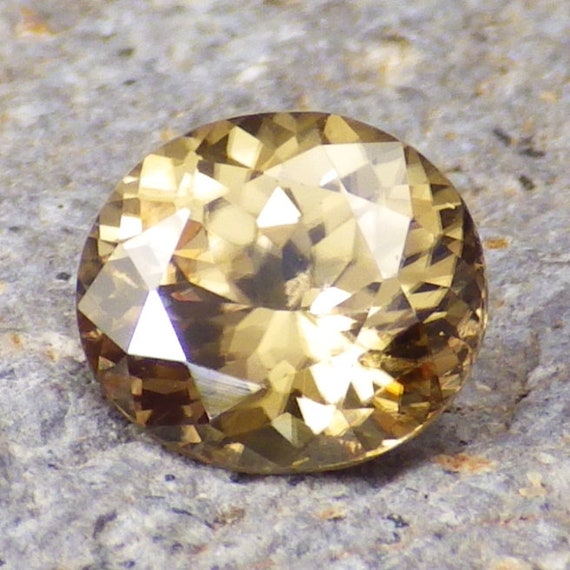 Natural Untreated Zircon, Sri Lanka 3.255 Ct Clarity Si1, Beautiful Walnut Straw Color, See Video Outside!