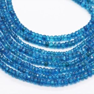 Shop Apatite Rondelle Beads! AAA Quality Neon Apatite faceted rondelle beads, Neon Apatite faceted beads, Neon Apatite rondelle beads, Neon Apatite beads Wholesale beads | Natural genuine rondelle Apatite beads for beading and jewelry making.  #jewelry #beads #beadedjewelry #diyjewelry #jewelrymaking #beadstore #beading #affiliate #ad