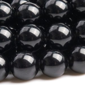 Shop Obsidian Round Beads! Genuine Natural Obsidian Gemstone Beads 8MM Black Round A Quality Loose Beads (101312) | Natural genuine round Obsidian beads for beading and jewelry making.  #jewelry #beads #beadedjewelry #diyjewelry #jewelrymaking #beadstore #beading #affiliate #ad