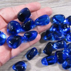 Blue Obsidian 1 inch + Tumbled Stone T516 | Natural genuine stones & crystals in various shapes & sizes. Buy raw cut, tumbled, or polished gemstones for making jewelry or crystal healing energy vibration raising reiki stones. #crystals #gemstones #crystalhealing #crystalsandgemstones #energyhealing #affiliate #ad