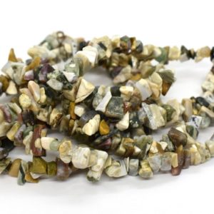Shop Ocean Jasper Chip & Nugget Beads! Ocean Jasper (Natural) Irregular Chip Gemstone Beads for Jewelry Making – 36" Strands – Gemstone Chips, 9-10mm Crafting Supplies for Jewelry | Natural genuine chip Ocean Jasper beads for beading and jewelry making.  #jewelry #beads #beadedjewelry #diyjewelry #jewelrymaking #beadstore #beading #affiliate #ad