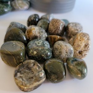 Shop Tumbled Ocean Jasper Crystals & Pocket Stones! Ocean Jasper, Tumbled Ocean Jasper, Ocean Jasper Tumble, Jasper Tumble, Pocket Stone, Carry Stone | Natural genuine stones & crystals in various shapes & sizes. Buy raw cut, tumbled, or polished gemstones for making jewelry or crystal healing energy vibration raising reiki stones. #crystals #gemstones #crystalhealing #crystalsandgemstones #energyhealing #affiliate #ad