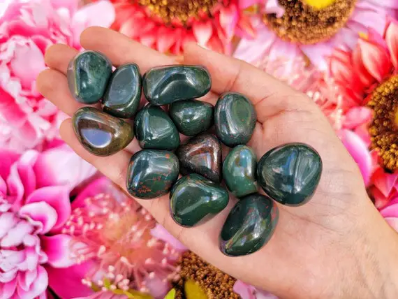 Indian Bloodstone Tumble | Healing Crystals | Bloodstone - No. 440