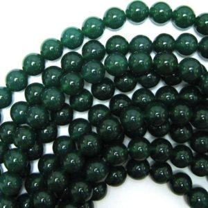 Shop Onyx Round Beads! Green Onyx Round Beads Gemstone 15" Strand 4mm 6mm 8mm 10mm 12mm | Natural genuine round Onyx beads for beading and jewelry making.  #jewelry #beads #beadedjewelry #diyjewelry #jewelrymaking #beadstore #beading #affiliate #ad