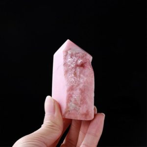 Shop Opal Points & Wands! Raw Pink Opal Tower Obelisk Raw Crystal Gemstone Tower Obelisk 3679 | Natural genuine stones & crystals in various shapes & sizes. Buy raw cut, tumbled, or polished gemstones for making jewelry or crystal healing energy vibration raising reiki stones. #crystals #gemstones #crystalhealing #crystalsandgemstones #energyhealing #affiliate #ad