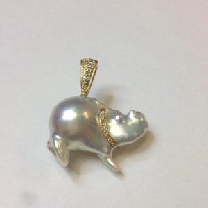 Shop Pearl Pendants! Natural Freshwater Pearl Pendant In 14k Yellow Gold!! | Natural genuine Pearl pendants. Buy crystal jewelry, handmade handcrafted artisan jewelry for women.  Unique handmade gift ideas. #jewelry #beadedpendants #beadedjewelry #gift #shopping #handmadejewelry #fashion #style #product #pendants #affiliate #ad