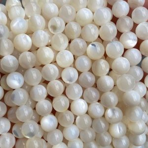 Shop Pearl Round Beads! Natural White Shell Pearls Smooth Round beads,4mm 6mm 8mm 10mm 12mm  Shell Pearls beads Wholesale Supply,one strand 15" | Natural genuine round Pearl beads for beading and jewelry making.  #jewelry #beads #beadedjewelry #diyjewelry #jewelrymaking #beadstore #beading #affiliate #ad