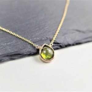 Shop Peridot Necklaces! Genuine Peridot Necklace, August Birthstone /Handmade Jewelry/ Simple Gold Necklace, Necklaces for Women, Gemstone Necklace, Dainty Necklace | Natural genuine Peridot necklaces. Buy crystal jewelry, handmade handcrafted artisan jewelry for women.  Unique handmade gift ideas. #jewelry #beadednecklaces #beadedjewelry #gift #shopping #handmadejewelry #fashion #style #product #necklaces #affiliate #ad