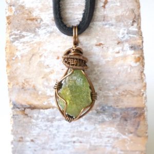Peridot Necklace Men, Raw Gemstone Necklace, August Birthstone Necklace, 50th Birthday Gift for Men, Gift for Husband | Natural genuine Peridot necklaces. Buy handcrafted artisan men's jewelry, gifts for men.  Unique handmade mens fashion accessories. #jewelry #beadednecklaces #beadedjewelry #shopping #gift #handmadejewelry #necklaces #affiliate #ad