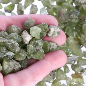 Shop Peridot Stones & Crystals! Small Raw Peridot Pieces, Rough Natural Peridot, Peridot Chips, Undrilled Peridot, August Birthstone, Bulk Peridot Crystal, Rawperidot711 | Natural genuine stones & crystals in various shapes & sizes. Buy raw cut, tumbled, or polished gemstones for making jewelry or crystal healing energy vibration raising reiki stones. #crystals #gemstones #crystalhealing #crystalsandgemstones #energyhealing #affiliate #ad