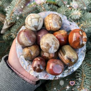Shop Petrified Wood Stones & Crystals! petrified polished wood tumbles amazing quality from madagascar | Natural genuine stones & crystals in various shapes & sizes. Buy raw cut, tumbled, or polished gemstones for making jewelry or crystal healing energy vibration raising reiki stones. #crystals #gemstones #crystalhealing #crystalsandgemstones #energyhealing #affiliate #ad
