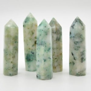 Shop Chrysocolla Points & Wands! Phoenix Chrysocolla Point / Tower / Wand  – 6cm – 7cm – 1 Count | Natural genuine stones & crystals in various shapes & sizes. Buy raw cut, tumbled, or polished gemstones for making jewelry or crystal healing energy vibration raising reiki stones. #crystals #gemstones #crystalhealing #crystalsandgemstones #energyhealing #affiliate #ad