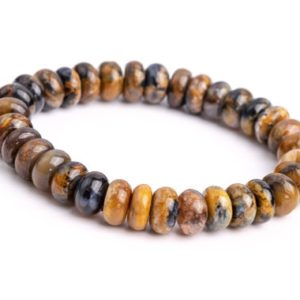 Shop Pietersite Bracelets! ONLY ONE 10×4-6MM Pietersite Beads Brown Blue Bracelet Grade AA Genuine Natural Rondelle Gemstone 7.5" (118525h-4039) | Natural genuine Pietersite bracelets. Buy crystal jewelry, handmade handcrafted artisan jewelry for women.  Unique handmade gift ideas. #jewelry #beadedbracelets #beadedjewelry #gift #shopping #handmadejewelry #fashion #style #product #bracelets #affiliate #ad
