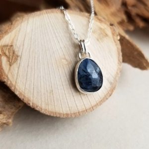 Shop Pietersite Necklaces! Pietersite Necklace. Blue Pietersite Pendant Necklace. Dark Blue Gemstone Necklace. Everyday Jewelry. Chakra Jewelry. Layering Necklace. | Natural genuine Pietersite necklaces. Buy crystal jewelry, handmade handcrafted artisan jewelry for women.  Unique handmade gift ideas. #jewelry #beadednecklaces #beadedjewelry #gift #shopping #handmadejewelry #fashion #style #product #necklaces #affiliate #ad