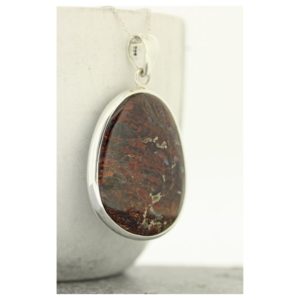 Shop Pietersite Necklaces! Pietersite Pendant / Pietersite Necklace / Chunky Pendant / Large Oval Necklace / Brown Pendant / Sterling Silver / Trace Chain | Natural genuine Pietersite necklaces. Buy crystal jewelry, handmade handcrafted artisan jewelry for women.  Unique handmade gift ideas. #jewelry #beadednecklaces #beadedjewelry #gift #shopping #handmadejewelry #fashion #style #product #necklaces #affiliate #ad