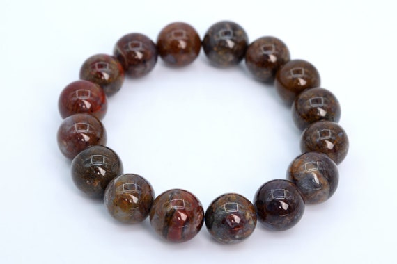 16 Pcs - 13mm Pietersite Beads Grade Aaa Genuine Natural Round Gemstone Loose Beads (105750)