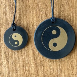 Shop Shungite Pendants! Polished Yin Yang Shungite Pendant – Shungite Necklace and Jewelry for 5G EMF Shielding, Blocking, and Protection | Natural genuine Shungite pendants. Buy crystal jewelry, handmade handcrafted artisan jewelry for women.  Unique handmade gift ideas. #jewelry #beadedpendants #beadedjewelry #gift #shopping #handmadejewelry #fashion #style #product #pendants #affiliate #ad