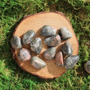 Shop Tumbled Pyrite Crystals & Pocket Stones! Triplite and Wagnerite with Pyrite Tumbled | Natural genuine stones & crystals in various shapes & sizes. Buy raw cut, tumbled, or polished gemstones for making jewelry or crystal healing energy vibration raising reiki stones. #crystals #gemstones #crystalhealing #crystalsandgemstones #energyhealing #affiliate #ad