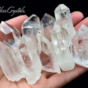 Shop Quartz Stones & Crystals! Set of 2 Large Rough CLEAR QUARTZ Crystal Points  (1.5"+ ea) Natural Stone Jewelry & Crafts Healing Crystal and Stone #QP02 | Natural genuine stones & crystals in various shapes & sizes. Buy raw cut, tumbled, or polished gemstones for making jewelry or crystal healing energy vibration raising reiki stones. #crystals #gemstones #crystalhealing #crystalsandgemstones #energyhealing #affiliate #ad