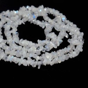 Shop Rainbow Moonstone Chip & Nugget Beads! Rainbow Moonstone Beads Necklace, Natural Rainbow Moonstone 3-4mm Smooth Chips Beads Jewelry, Moonstone Beaded Long Jewelry Necklace | Natural genuine chip Rainbow Moonstone beads for beading and jewelry making.  #jewelry #beads #beadedjewelry #diyjewelry #jewelrymaking #beadstore #beading #affiliate #ad