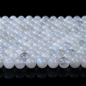 Shop Rainbow Moonstone Round Beads! Natural Indian Rainbow Moonstone Gemstone Grade AAA Round 3MM 4MM 5MM 6MM Loose Beads (D146 D147) | Natural genuine round Rainbow Moonstone beads for beading and jewelry making.  #jewelry #beads #beadedjewelry #diyjewelry #jewelrymaking #beadstore #beading #affiliate #ad
