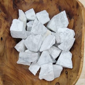 Shop Howlite Stones & Crystals! Rough Howlite | Natural genuine stones & crystals in various shapes & sizes. Buy raw cut, tumbled, or polished gemstones for making jewelry or crystal healing energy vibration raising reiki stones. #crystals #gemstones #crystalhealing #crystalsandgemstones #energyhealing #affiliate #ad