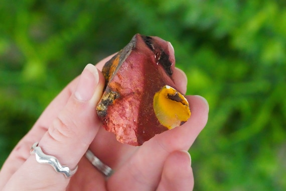 Raw Mookaite Jasper Crystal (rough Jasper Stone)