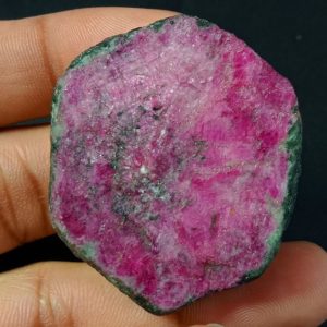 Shop Raw & Rough Ruby Zoisite Stones! Raw Ruby Zoisite* Raw Ruby Zoisite Rough* Ruby Gemstone* Size 44×37 MM* Top Amazing Quality*Ruby Zoisite Rough*Best For Antique Aquarium Use | Natural genuine stones & crystals in various shapes & sizes. Buy raw cut, tumbled, or polished gemstones for making jewelry or crystal healing energy vibration raising reiki stones. #crystals #gemstones #crystalhealing #crystalsandgemstones #energyhealing #affiliate #ad