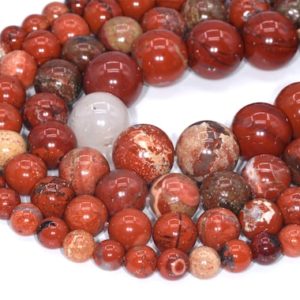 Red Jasper Beads Grade A Genuine Natural Gemstone Round Loose Beads 4MM 6MM 8MM 10MM Bulk Lot Options | Natural genuine round Red Jasper beads for beading and jewelry making.  #jewelry #beads #beadedjewelry #diyjewelry #jewelrymaking #beadstore #beading #affiliate #ad