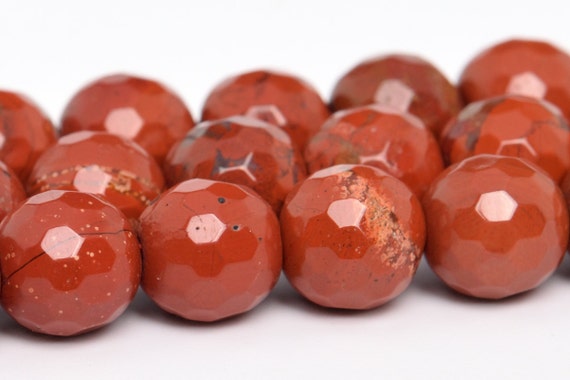 Red Jasper Beads Grade Aa Genuine Natural Gemstone Micro Faceted Round Loose Beads 6mm 8mm Bulk Lot Options