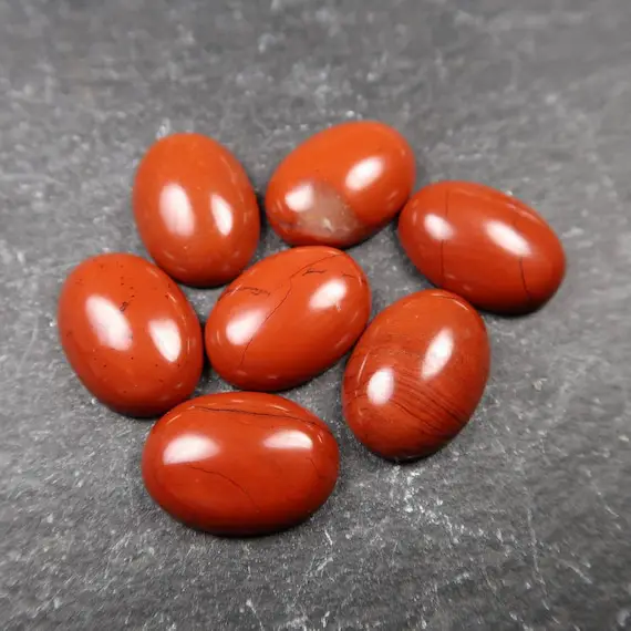 Red Jasper Cabochons | Oval - Round - Heart - Rose Cut | Buy Red Jasper Cabochons For Jewellery Makers | Jewelry Making Supplies | Uk Seller