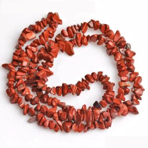 Shop Red Jasper Chip & Nugget Beads! Red Jasper Chips, 34 inches double strand jasper, Red Jasper Stones, Irregular  Nuggets for Dream catchers, Rock Beads, Rock Chips | Natural genuine chip Red Jasper beads for beading and jewelry making.  #jewelry #beads #beadedjewelry #diyjewelry #jewelrymaking #beadstore #beading #affiliate #ad