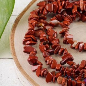 RED JASPER Crystal Necklace – Chip Beads – Long Crystal Necklace, Beaded Necklace, Handmade Jewelry, E0816 | Natural genuine chip Red Jasper beads for beading and jewelry making.  #jewelry #beads #beadedjewelry #diyjewelry #jewelrymaking #beadstore #beading #affiliate #ad