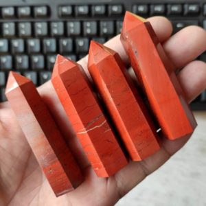 Red Jasper Tower Point Natural Red Jasper Obelisk Crystal Gemstone Tower Crystal Wand Bulk Wholesale Healing Crystal | Natural genuine stones & crystals in various shapes & sizes. Buy raw cut, tumbled, or polished gemstones for making jewelry or crystal healing energy vibration raising reiki stones. #crystals #gemstones #crystalhealing #crystalsandgemstones #energyhealing #affiliate #ad