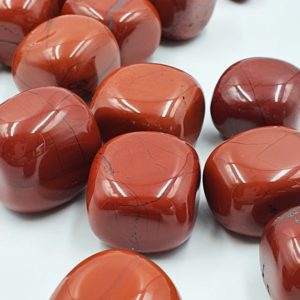 Shop Tumbled Red Jasper Crystals & Pocket Stones! Red Jasper Tumbles | Natural genuine stones & crystals in various shapes & sizes. Buy raw cut, tumbled, or polished gemstones for making jewelry or crystal healing energy vibration raising reiki stones. #crystals #gemstones #crystalhealing #crystalsandgemstones #energyhealing #affiliate #ad