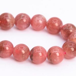 Shop Rhodochrosite Round Beads! 7MM Argentina Rhodochrosite Beads Translucent Red Pink Grade AAA Genuine Natural Gemstone Half Strand Round Loose Beads 7" (112131h-3474) | Natural genuine round Rhodochrosite beads for beading and jewelry making.  #jewelry #beads #beadedjewelry #diyjewelry #jewelrymaking #beadstore #beading #affiliate #ad