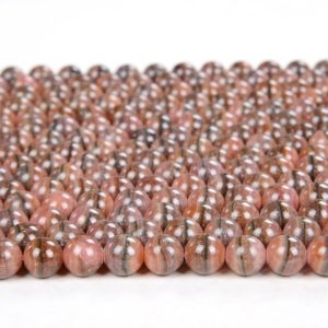 Shop Rhodochrosite Round Beads! Natural Argentina Rhodochrosite Gemstone Grade AA Round 4MM 5MM 6MM Beads (D63) | Natural genuine round Rhodochrosite beads for beading and jewelry making.  #jewelry #beads #beadedjewelry #diyjewelry #jewelrymaking #beadstore #beading #affiliate #ad
