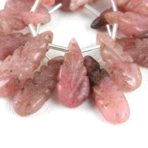 Shop Rhodonite Bead Shapes! Genuine Quality 16 Pieces Natural Rhodonite Gemstone,Pear Shape Size 9×16-11×33 MM, Carving Cutting Stone Beads ,Making Jewelry Wholesale | Natural genuine other-shape Rhodonite beads for beading and jewelry making.  #jewelry #beads #beadedjewelry #diyjewelry #jewelrymaking #beadstore #beading #affiliate #ad