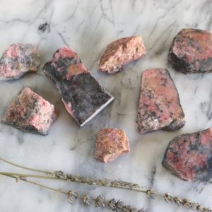 Shop Raw & Rough Rhodonite Stones! Rhodonite Raw Free Form | Natural genuine stones & crystals in various shapes & sizes. Buy raw cut, tumbled, or polished gemstones for making jewelry or crystal healing energy vibration raising reiki stones. #crystals #gemstones #crystalhealing #crystalsandgemstones #energyhealing #affiliate #ad