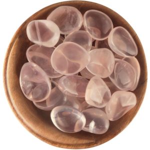 Shop Rose Quartz Stones & Crystals! 1 Girasol Rose Quartz – Ethically Sourced Tumbled Stone | Natural genuine stones & crystals in various shapes & sizes. Buy raw cut, tumbled, or polished gemstones for making jewelry or crystal healing energy vibration raising reiki stones. #crystals #gemstones #crystalhealing #crystalsandgemstones #energyhealing #affiliate #ad