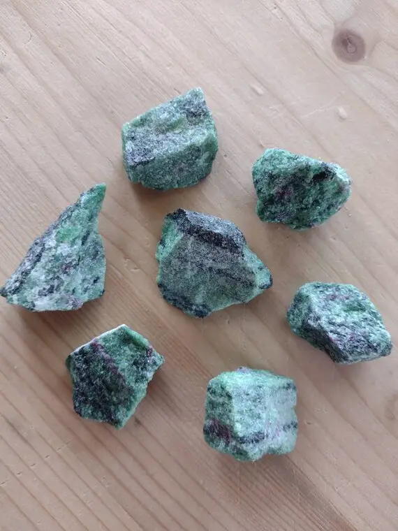 Ruby Zoisite Stone, Ruby Zoisite Rough, Raw Ruby Zoisite, Natural Ruby Zoisite, Gemstone Magick Healing Crystals Stones Wiccan Altar